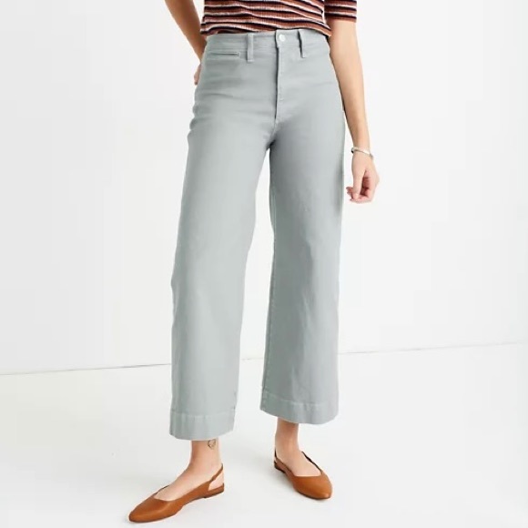 Madewell Emmett Wide-Leg Crop Pants - Picture 7 of 10
